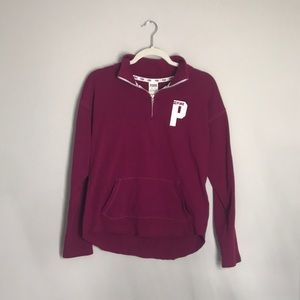 PINK Maroon Sweatshirt Size XS